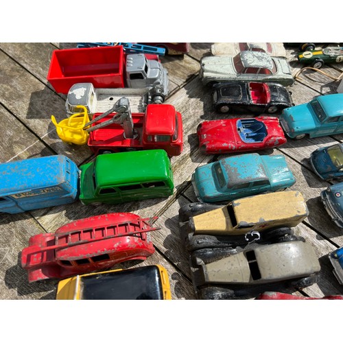 730 - A very large collection of Dinky and Corgi toys to include James Bond Aston Martin DB 5, Chitty Chit... 