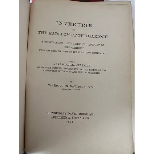 642 - A quantity of books to include Inverurie and the earldom of the Garioch, Life among the Indians, The... 