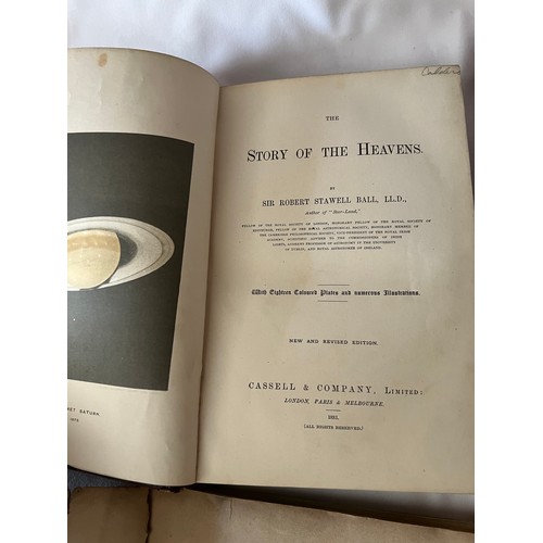 643 - A quantity of books to include Story of the heavens, Overtures, King Albert's Book, Beethovens Sonat... 