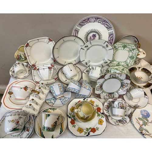 122 - A quantity of ceramics to include Shelley, Royal Albert, Adderley etc.