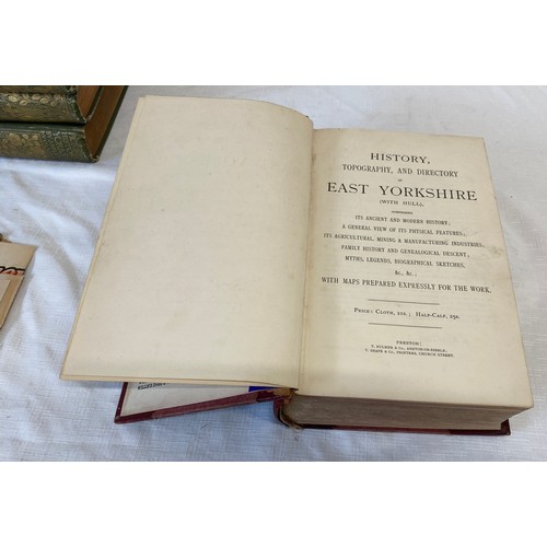 649 - Local History books of Yorkshire to include History of the Town and Port of Kingston-Upon-Hull by Ja... 