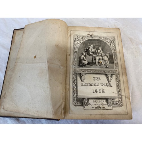 650 - Books to include Our Own Country, Cassell & Company, Limited x 2, Leisure Hour 1855, A Family Journa... 