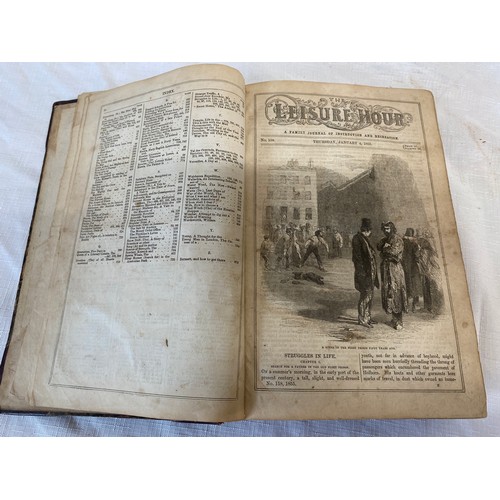 650 - Books to include Our Own Country, Cassell & Company, Limited x 2, Leisure Hour 1855, A Family Journa... 