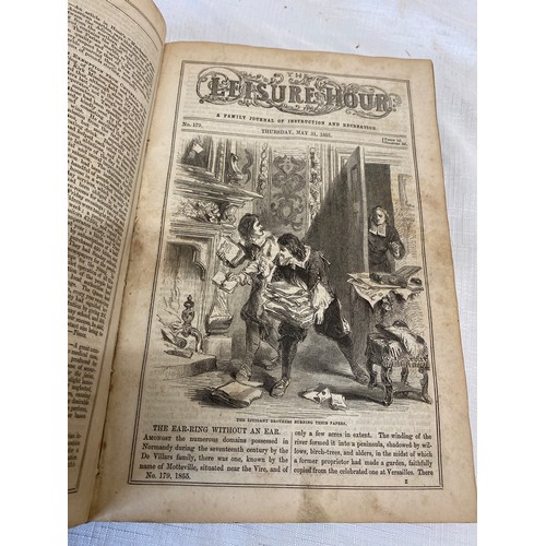 650 - Books to include Our Own Country, Cassell & Company, Limited x 2, Leisure Hour 1855, A Family Journa... 