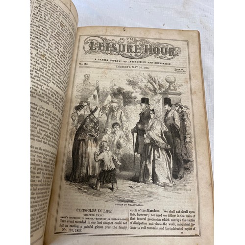 650 - Books to include Our Own Country, Cassell & Company, Limited x 2, Leisure Hour 1855, A Family Journa... 