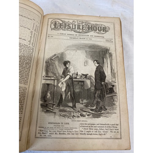 650 - Books to include Our Own Country, Cassell & Company, Limited x 2, Leisure Hour 1855, A Family Journa... 