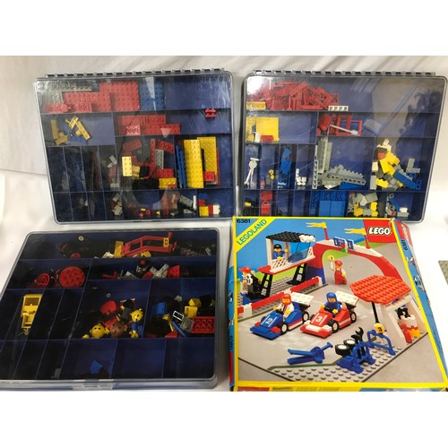 751 - Collection of vintage lego, instruction booklets, part sets, boards, some boxed to include 6381, 197... 