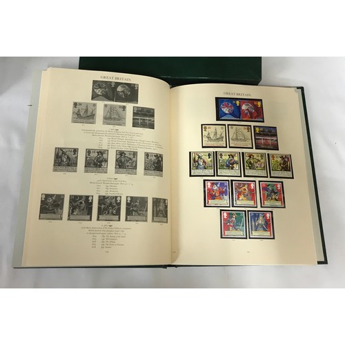 440 - Stanley Gibbons Windsor Albums 1-4 in slip cases, Victorian stamps through to 1993, together with 5 ... 