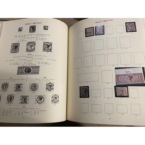 440 - Stanley Gibbons Windsor Albums 1-4 in slip cases, Victorian stamps through to 1993, together with 5 ... 