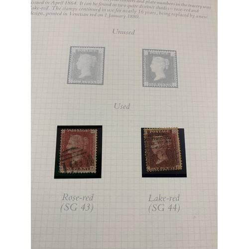 442 - 'A collection of the Penny Red stamps with corner letters issued 1894-79 together with the 1/2 d, 1 ... 