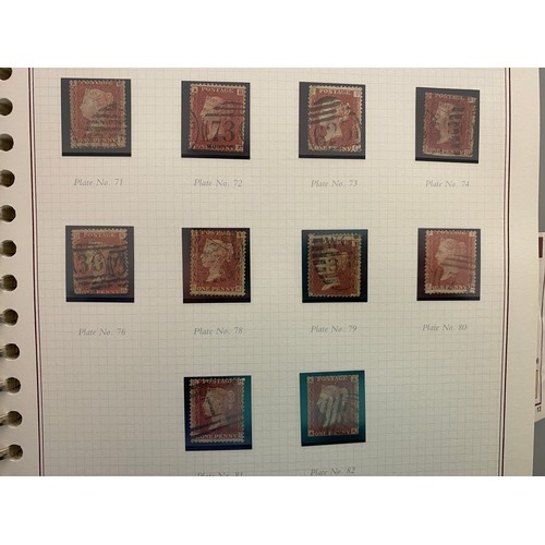 442 - 'A collection of the Penny Red stamps with corner letters issued 1894-79 together with the 1/2 d, 1 ... 