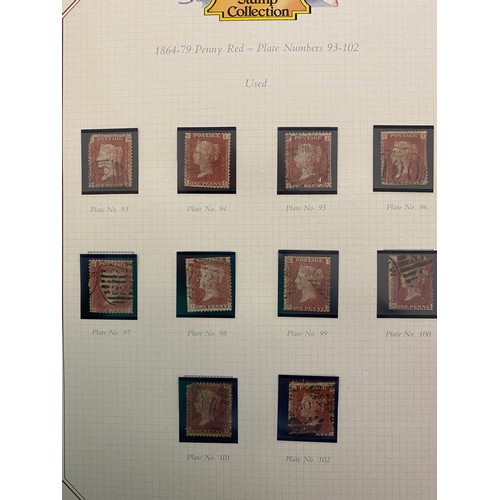 442 - 'A collection of the Penny Red stamps with corner letters issued 1894-79 together with the 1/2 d, 1 ... 