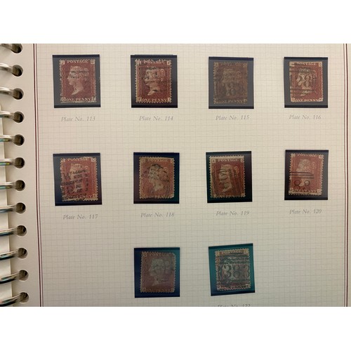 442 - 'A collection of the Penny Red stamps with corner letters issued 1894-79 together with the 1/2 d, 1 ... 