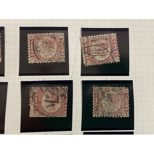 442 - 'A collection of the Penny Red stamps with corner letters issued 1894-79 together with the 1/2 d, 1 ... 