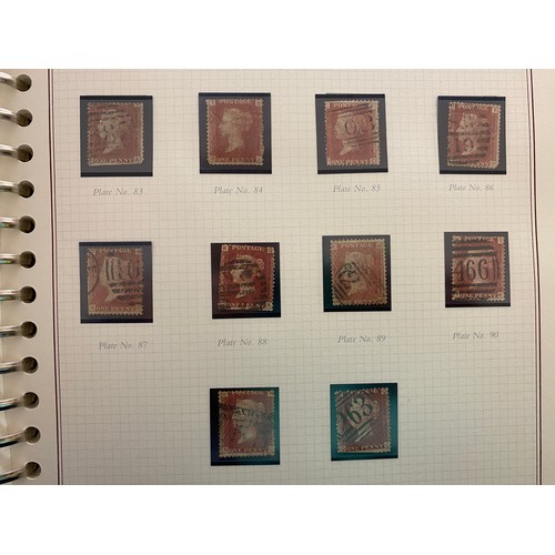 442 - 'A collection of the Penny Red stamps with corner letters issued 1894-79 together with the 1/2 d, 1 ... 