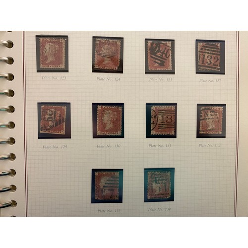 442 - 'A collection of the Penny Red stamps with corner letters issued 1894-79 together with the 1/2 d, 1 ... 