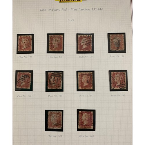 442 - 'A collection of the Penny Red stamps with corner letters issued 1894-79 together with the 1/2 d, 1 ... 