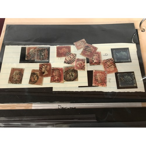 455 - An album collection to include Queen Victoria stamps and postal history (two pages), modern first da... 