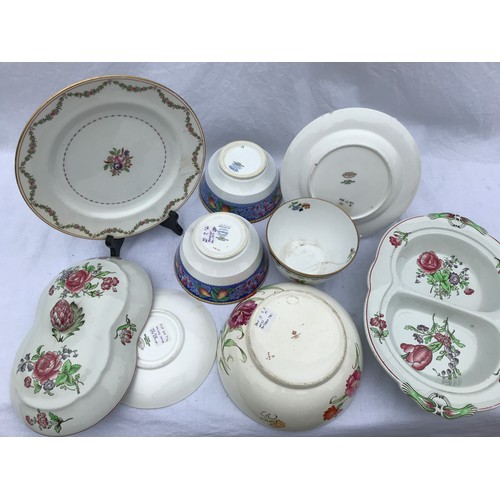 196 - Copeland Spode 20thC ceramics to include ‘Reynolds’ x 2 twin handled cake plates and 1 x large plate... 