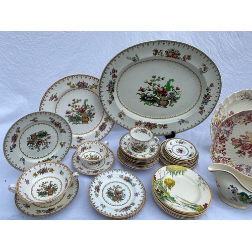 218 - A quantity of various 20thC Copeland Spode, various patterns to include; 'Marlboro', 'Fairy Dell', '... 