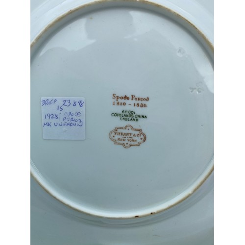 221 - A quantity of 20thC Copeland Spode to include various patterns; 'Flemish Green', 'Royal Jade', 'Gree... 