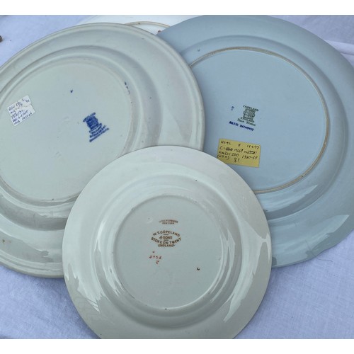 223 - A collection of blue and white 20thC Spode, various patterns to include 'Blue Bowpot' plate, 2 x Mil... 