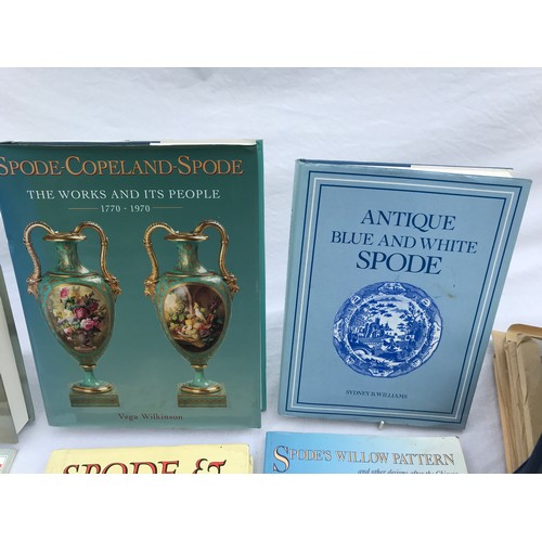 655 - A selection of Spode reference books.