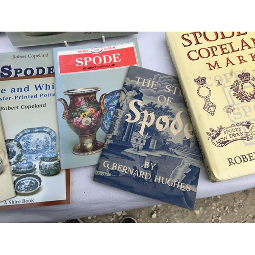 655 - A selection of Spode reference books.