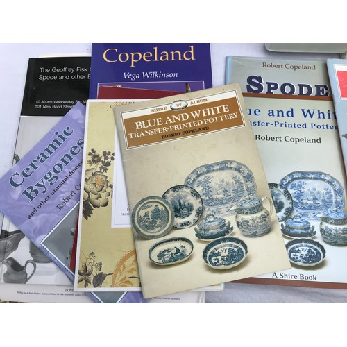 655 - A selection of Spode reference books.