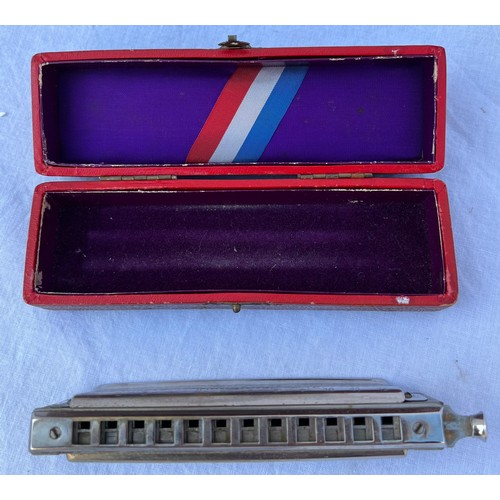 777 - Hohner Chromonica in original box.