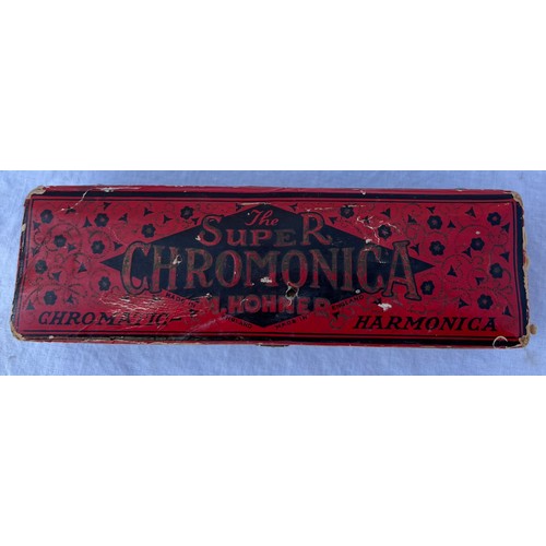 777 - Hohner Chromonica in original box.