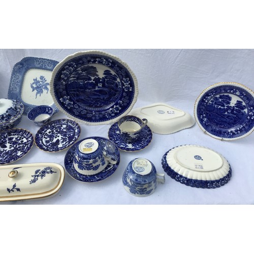 164 - A quantity of Copeland Spode to include Camilla pattern, Tower pattern, Melrose ruins etc.