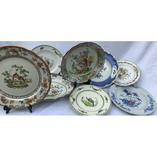 166 - A large quantity of Copeland Spode ceramics to include Spode's Aviary, Chelsea etc.