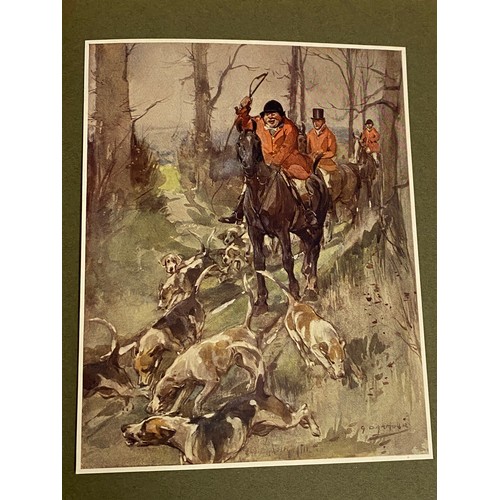 654 - Sporting interest: A collection of books on hunting/horses including 'Hunts With Jorrocks', Illustra... 