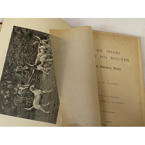 654 - Sporting interest: A collection of books on hunting/horses including 'Hunts With Jorrocks', Illustra... 