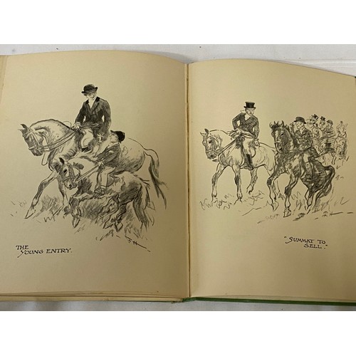 654 - Sporting interest: A collection of books on hunting/horses including 'Hunts With Jorrocks', Illustra... 