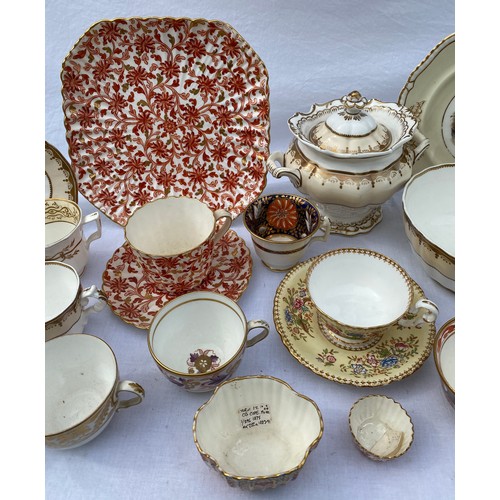 175 - A quantity of various 19thC Copeland and Spode.