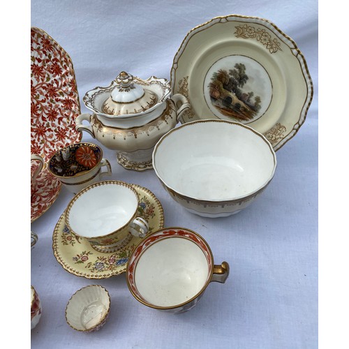 175 - A quantity of various 19thC Copeland and Spode.