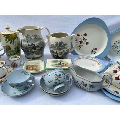 176 - Various 20thC Spode  with various patterns; 'Hamilton', 'Peplow', 'Silver Birch', 'Going to the Derb... 