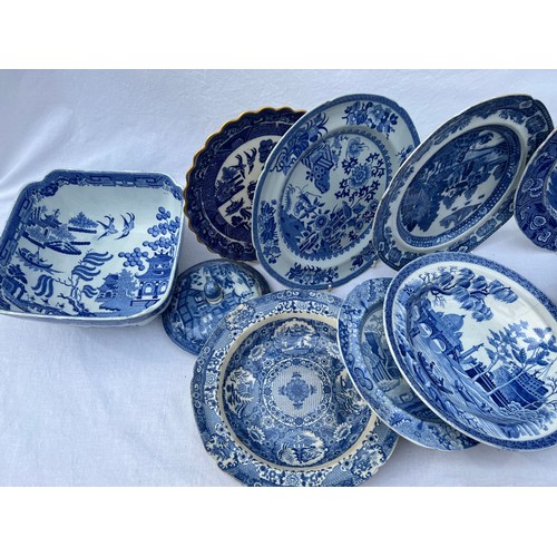 177 - A quantity of 19thC Spode and Copeland Spode, various patterns.