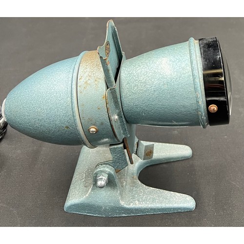 817A - A 1950's Gnome slide projector converted to a lamp. 23cm l x 17cm h.