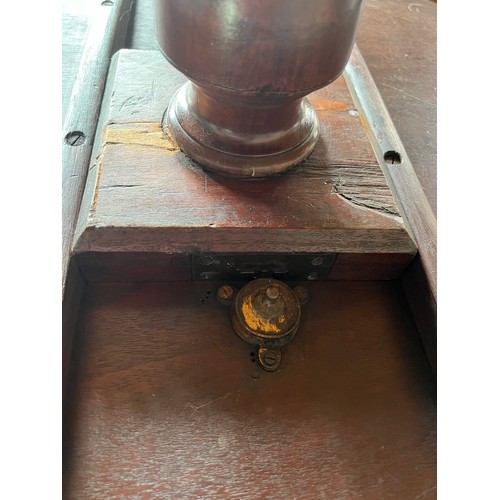 174 - A tilt top mahogany table. 83cm d.