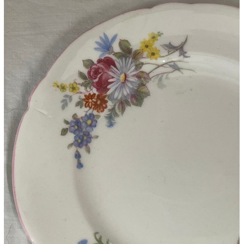 419 - A selection of ceramics to include: Crown Devon bowl 26cm d, Royal Crown Derby Beaumont plate, 4 x M... 