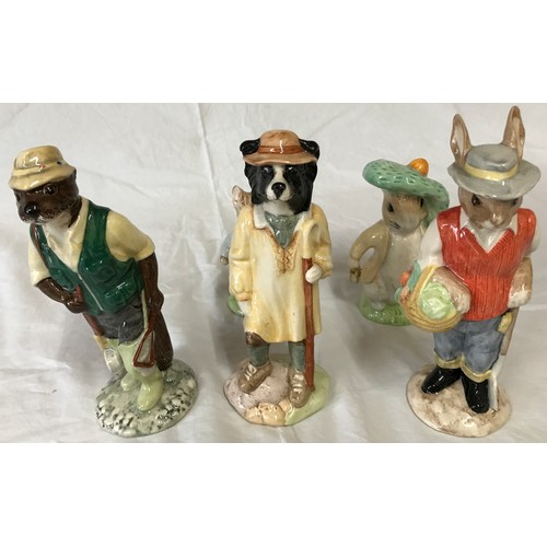 426 - Five Beswick figures to include: Beatrix Potter 'Benjamin Bunny' and 'Tom Kitten' together with Fish... 