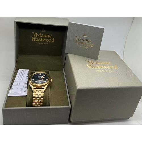 927 - A Vivienne Westwood Time Machine watch in original box with paperwork.