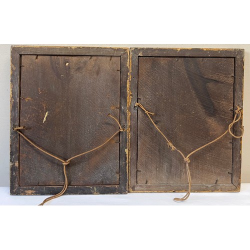 1121 - Two framed 19thC prints. C Blanc 1869 to lower right. 30 x 22cm.