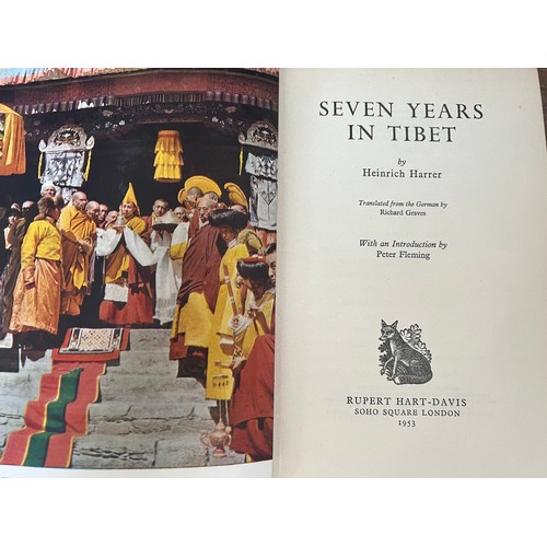 960 - Heinrich Harper 'Seven Years in Tibet' First UK Edition by Rupert Hart-Davis, London 1953.