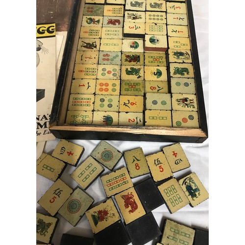 968 - A vintage Mah-Jongg game.