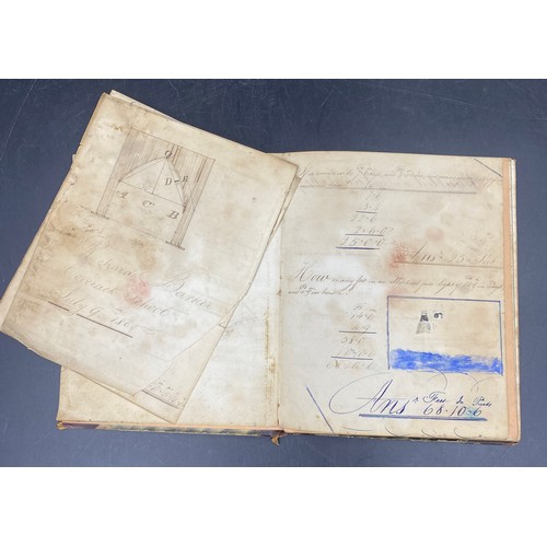 1058 - An 1889 completed Pupil-Teacher's report book (School Board for London) belonging to James Arthur Ba... 