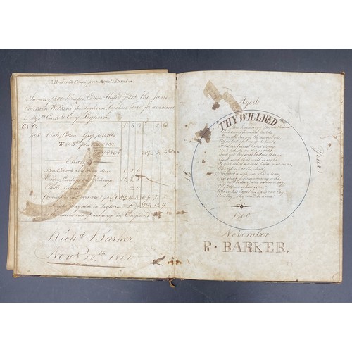 1058 - An 1889 completed Pupil-Teacher's report book (School Board for London) belonging to James Arthur Ba... 